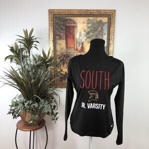 Varsity Spirit Women’s XL Long Sleeve South Jr Varsity Black Athletic Cheer Top